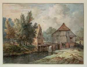 a-double-watermill-on-a-creek