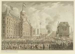 the-burning-of-the-armorial-charts-near-the-liberty-tree-on-dam-square-in-front-of-the-amsterdam-city-hall-on-19-june-1795