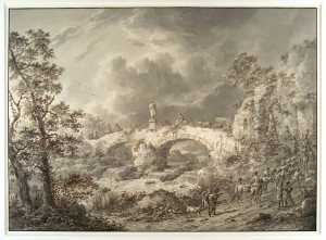 landscape-with-a-dilapidated-bridge-and-horsemen