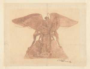 the-birth-of-aphrodite-study-for-a-bas-relief