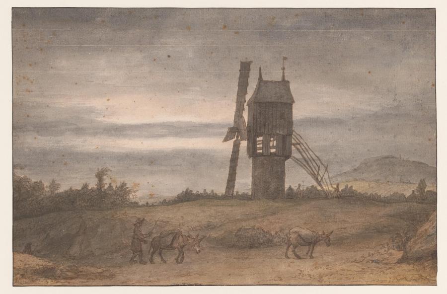 Een windmolen bij Vieillevigne