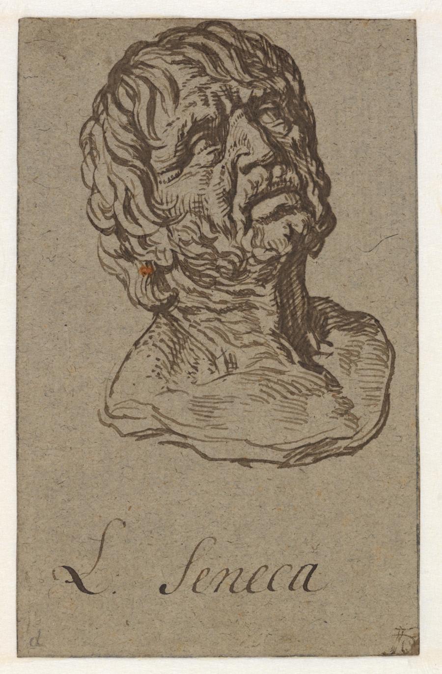 Studie naar een buste van de ‘Pseudo-Seneca’