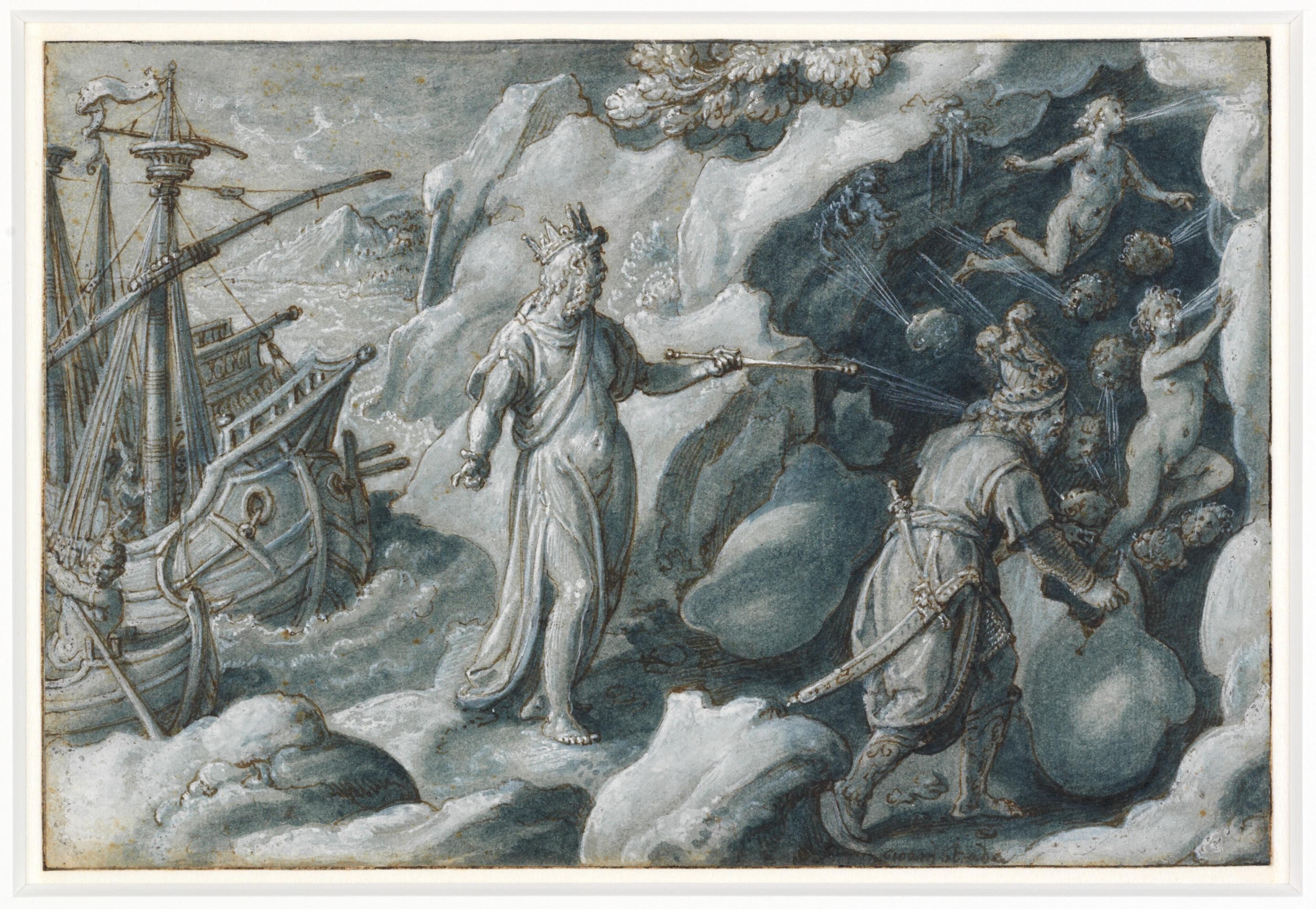 Odysseus en Aeolus in de Grot der Winden (Odyssee, Boek IX) - Museum
