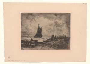 coastal-view-with-sailing-ship-near-rochester