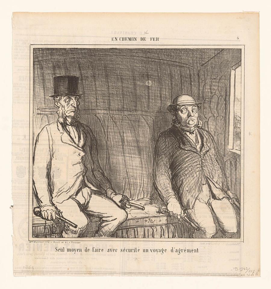 En chemin de fer (In de trein)