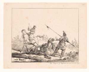 a-cossack-with-his-fallen-horse