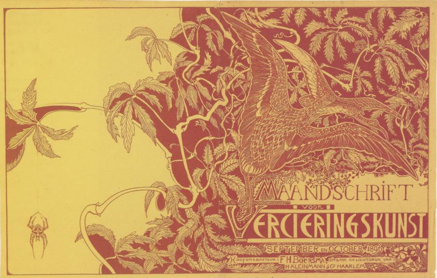 Omslag Maandschrift voor Vercieringskunst (september/oktober 1896)