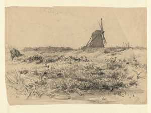 meadow-landscape-with-a-windmill-near-the-hague