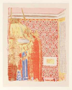 interieur-met-roze-behang-ii