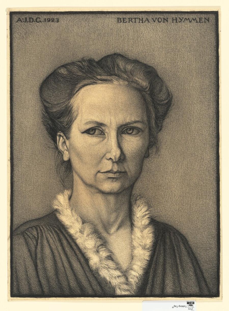 Portrait of Bertha van Hymnen