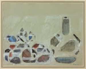 stilleven-met-fles-en-appels