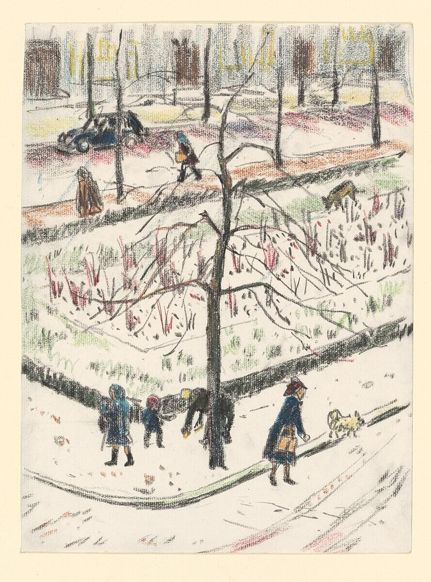 View of the Minervalaan in Amsterdam