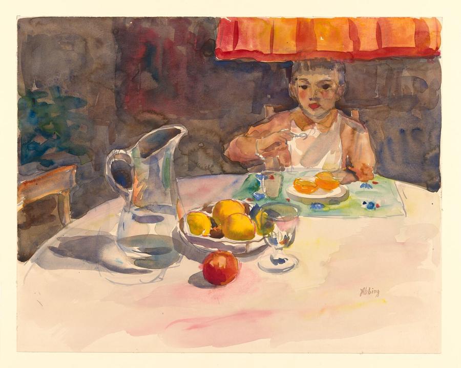 Little Boy at the Table