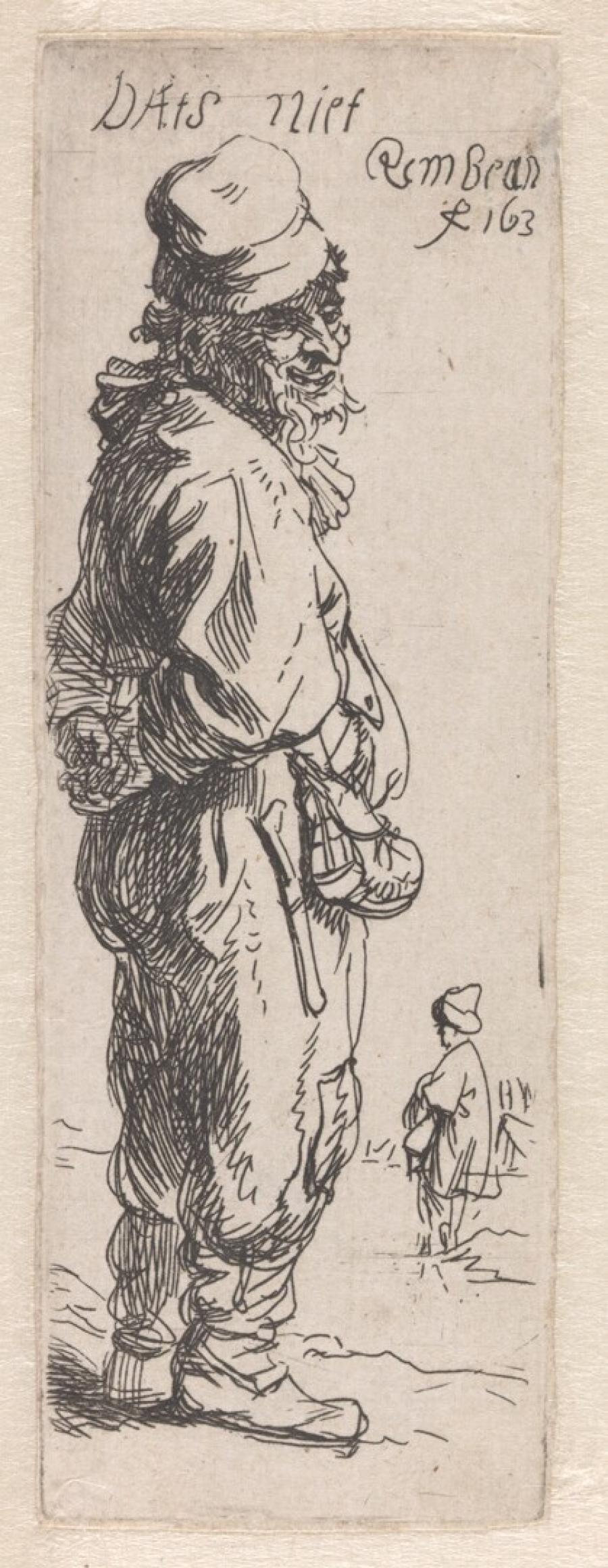 A Peasant Replying 'Dats niet'