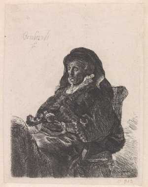 rembrandts-moeder-zittend-aan-een-tafel