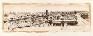 panorama-van-rotterdam-na-het-bombardement