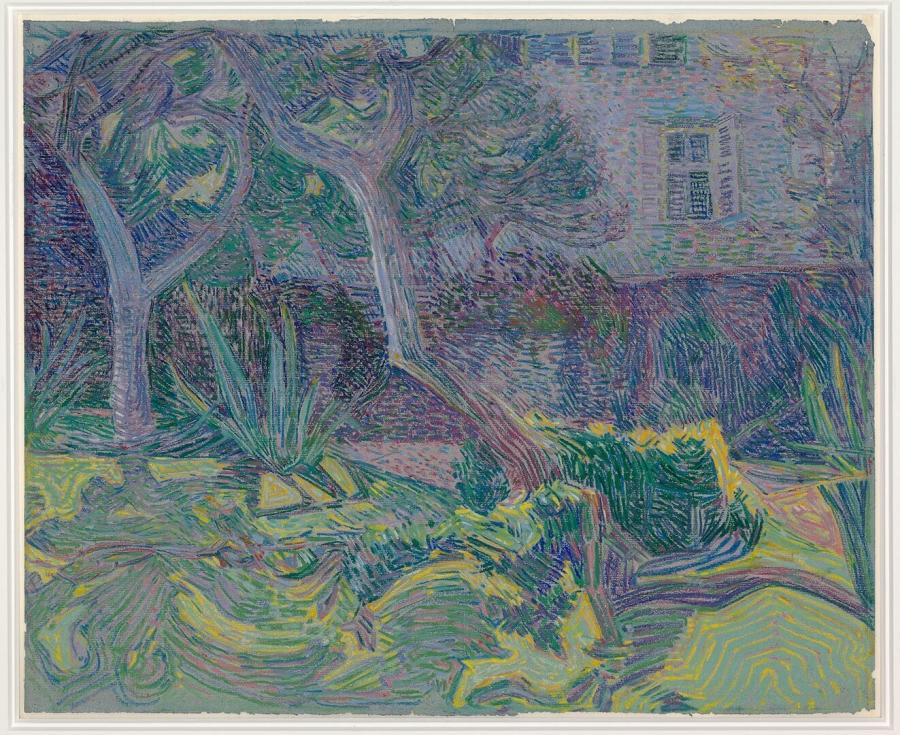 The garden of the villa 'Vogelenzang'