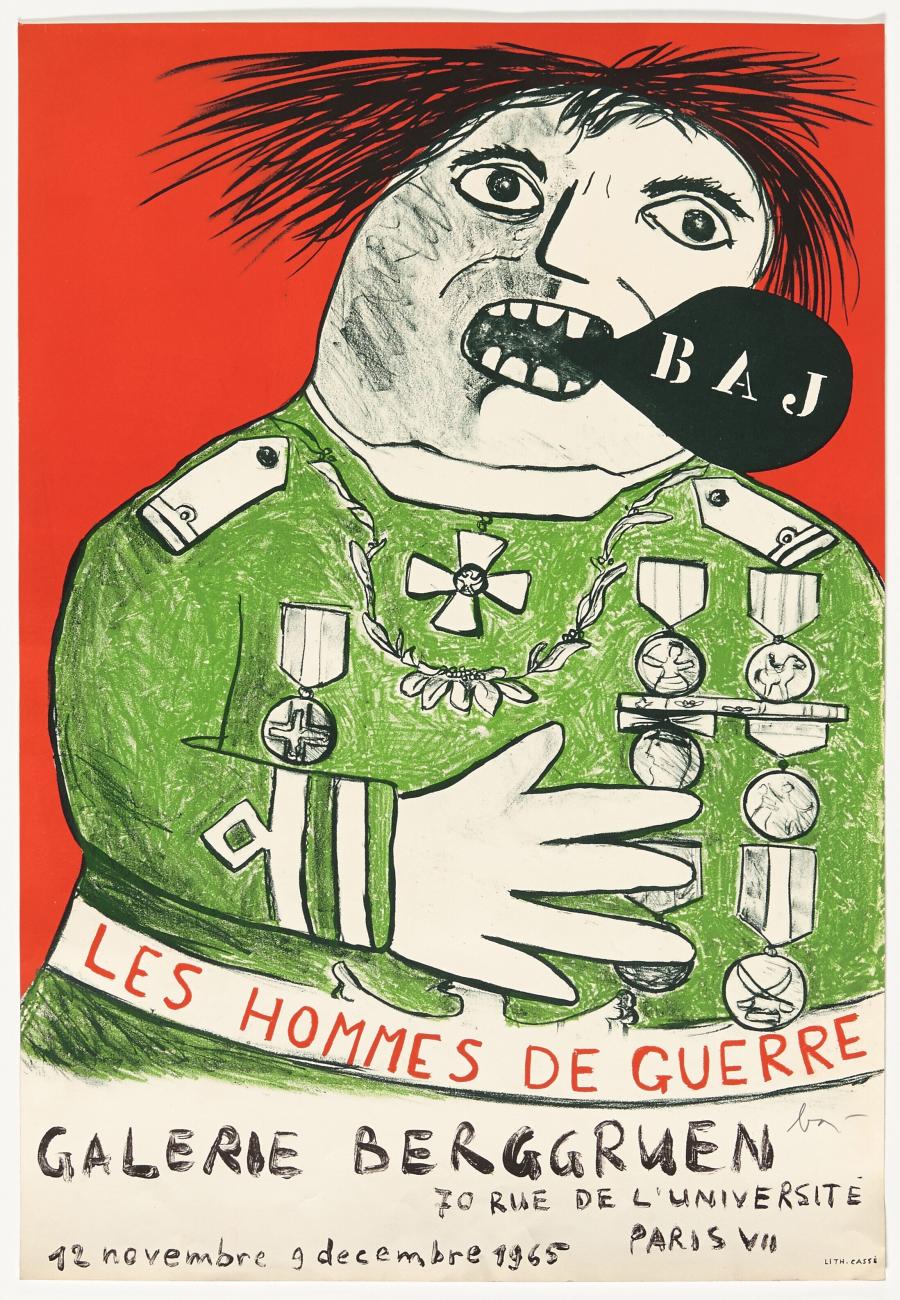 Affiche voor een tentoonstelling bij Galerie Berggruen