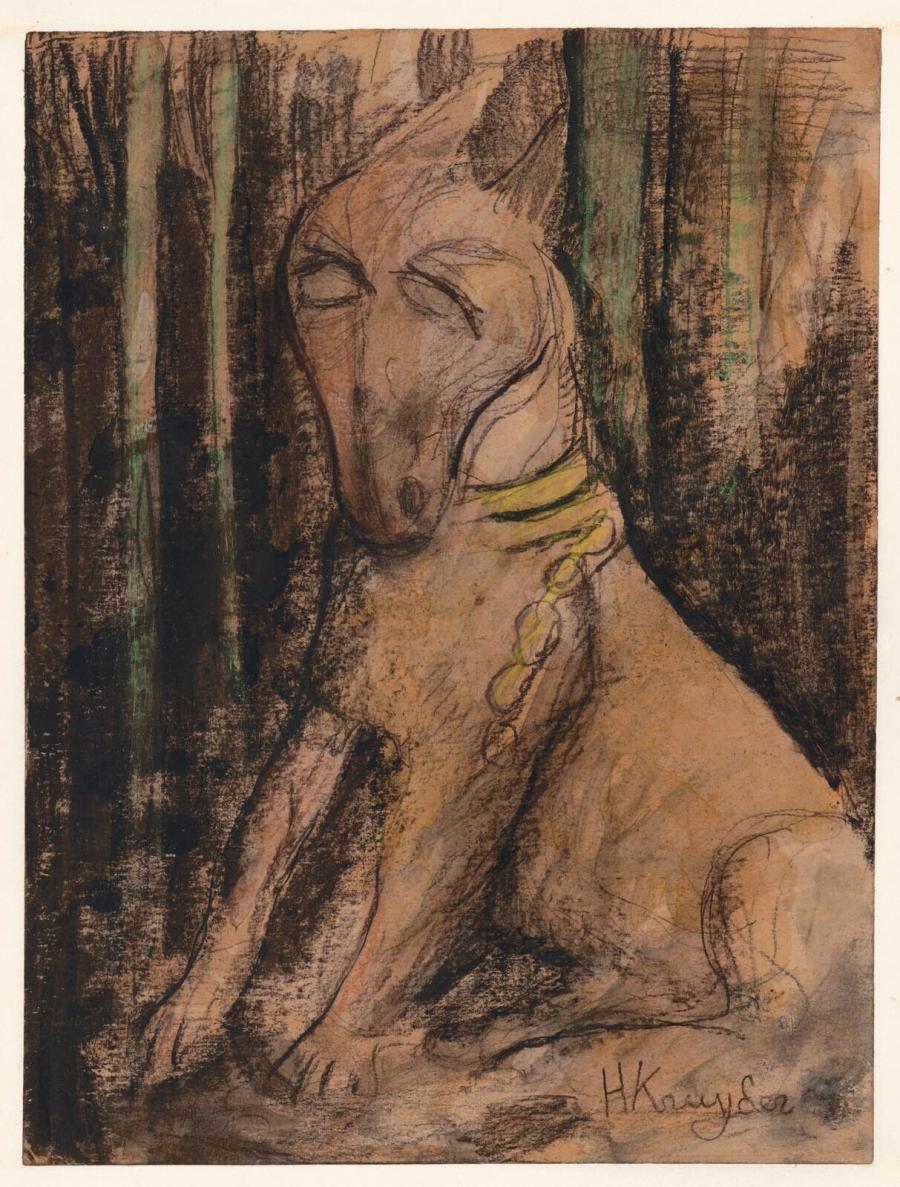 Preliminary Study for the Painting 'The Dog'