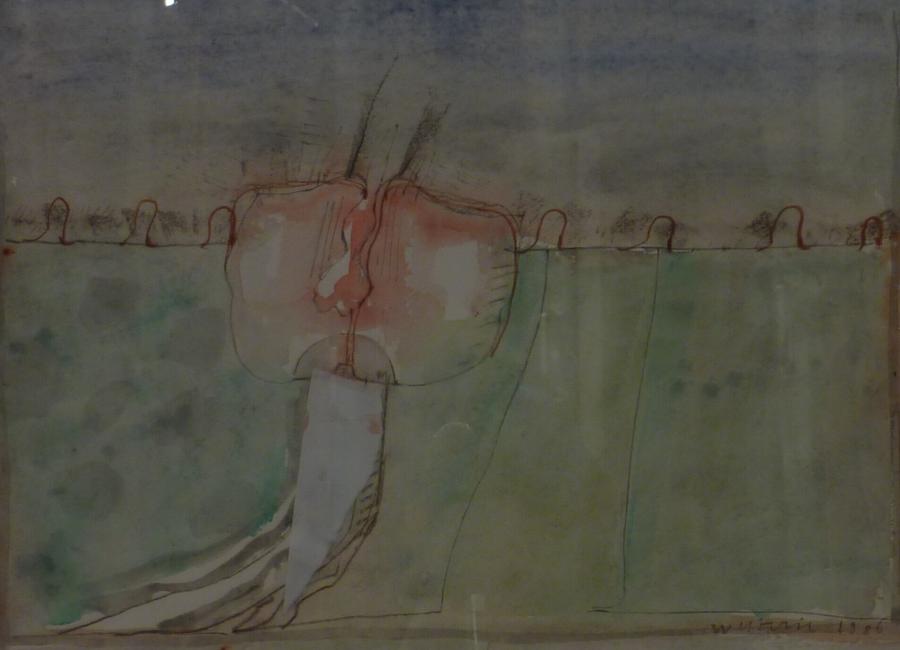 Plantvrucht in landschap