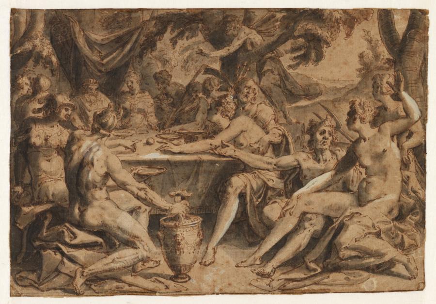 The Feast of the Gods During the Wedding of Peleus and Thetis - Museum  Boijmans Van Beuningen