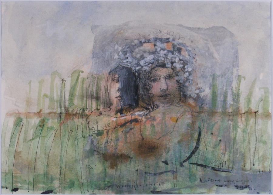 Huwelijk in het gras