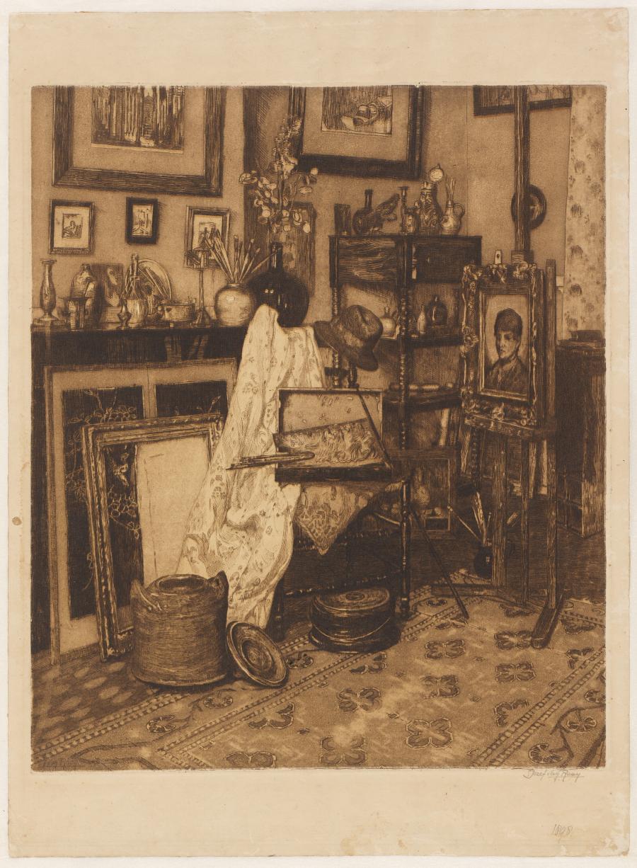 Atelier van de schilder