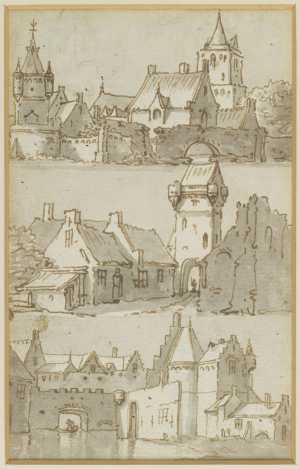 one-of-seven-sheets-with-studies-from-a-lost-drawing-book-three-city-views