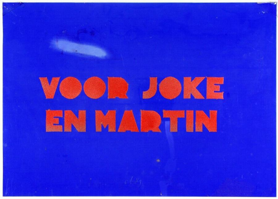 Voor Joke en Martin