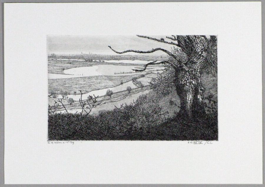 View of the Rhine from the Grebbeberg