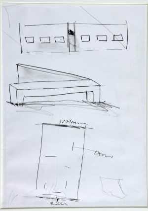 study-for-an-installation-for-exhibition-mr-bojangles-memory-og-swon-of-fire-at-the-centre-pompidou-paris-1992