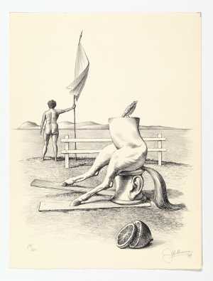 half-paard-en-figuur-met-vlag