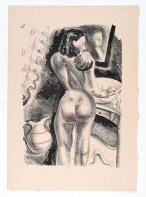 zich-wassende-naakte-vrouw-op-de-rug-gezien