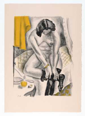 naakte-vrouw-zittend-op-bed-trekt-haar-kousen-uit