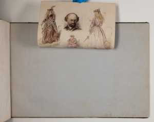 twee-staande-vrouwenfiguren-en-een-portret-van-een-man-in-het-midden