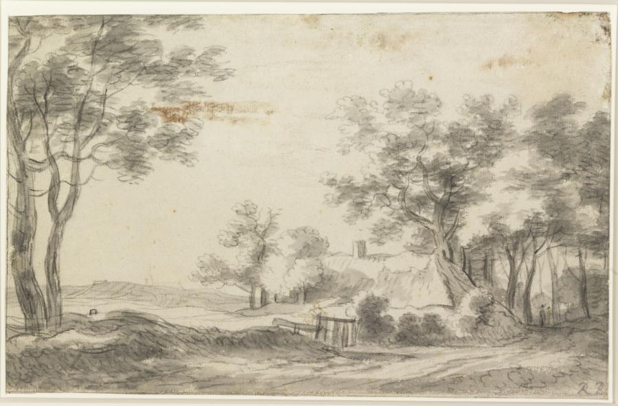 Landscape with a Farm on a Road
