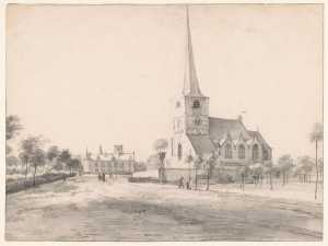 the-country-house-and-church-at-spijk-spyk-in-the-velserbroekpolder-noord-holland-province