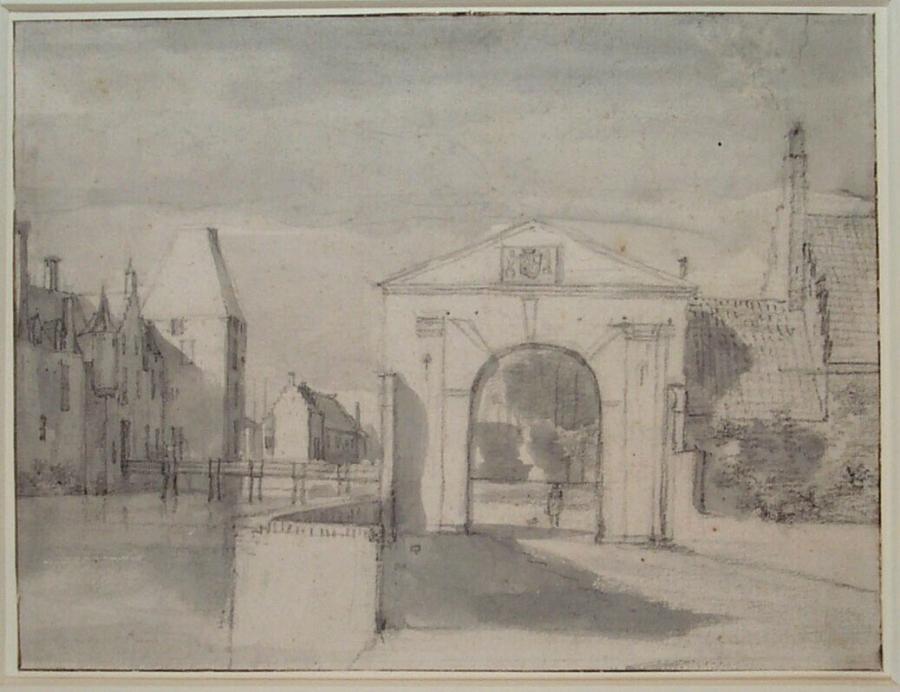 The Entrance Gate and the Cuylenburg House