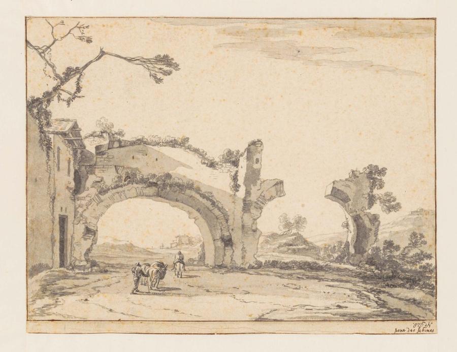 View of the Remains of the Sabine Bridge