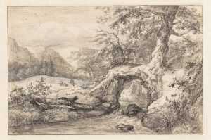 landscape-with-a-tree-standing-over-a-creek