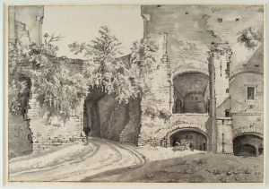 entrance-gate-of-a-delapidated-fortress