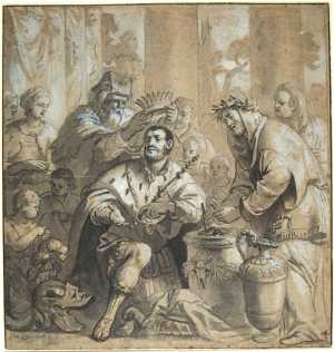 de-kroning-van-karel-v-als-koning-van-nieuw-spanje-west-indie-in-1535-een-van-de-11-ontwerpen-voor-een-schilderijencyclus-in-de-hofburg-in-wenen