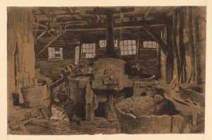 papermaking-by-hand-in-the-paper-mills-of-apeldoorn-beating-stampers-and-hollander-beater