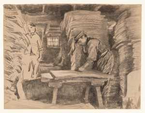 papermaking-by-hand-in-the-paper-mills-of-apeldoorn-the-layer-at-work-lifting-pressed-sheets-from-the-felts-and-laying-them-down-on-a-board