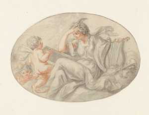 muze-met-twee-putti-de-muziek