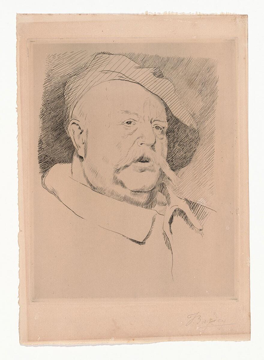 Portrait of a Man with a Barrette