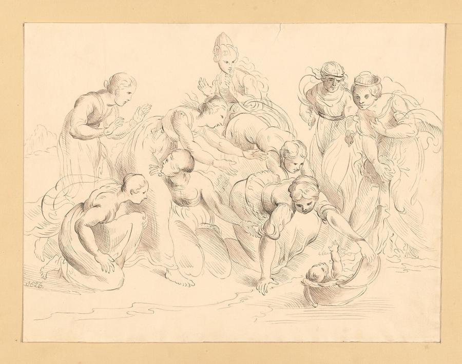 The Finding of Moses (after Raphael)