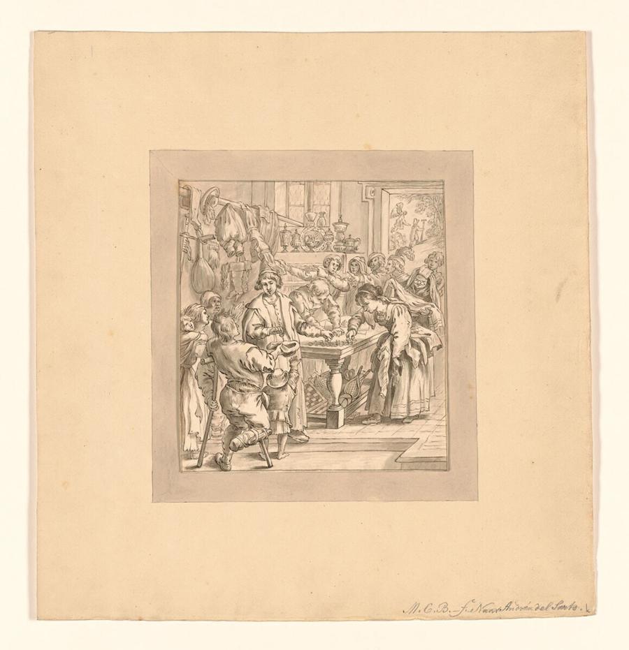 Distribution among the Poor (after Andrea del Sarto)