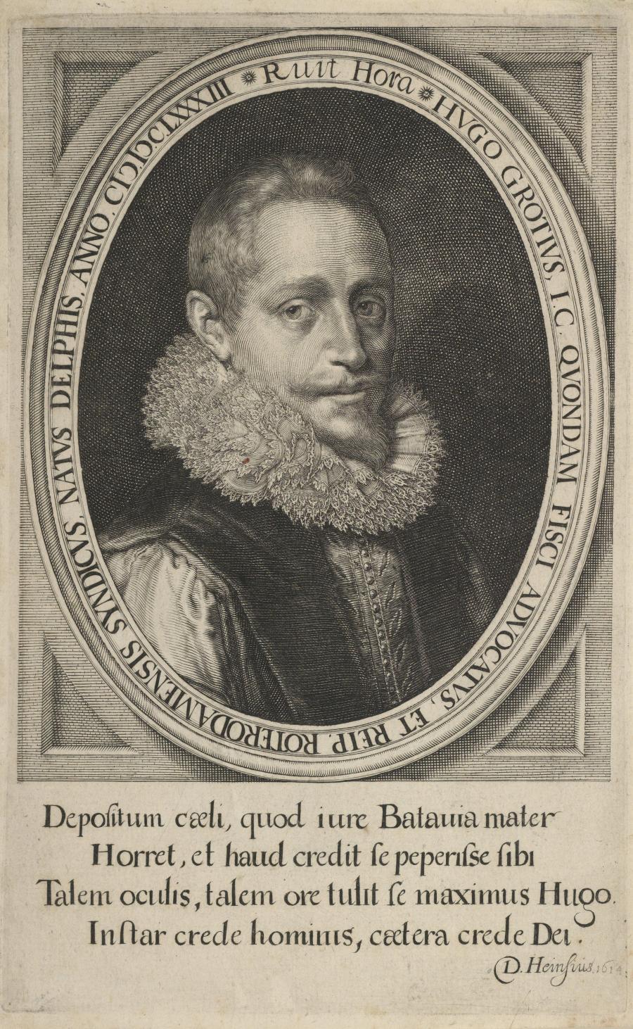 Portrait of Hugo Grotius