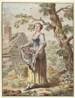 jonge-vrouw-met-bloemen-in-haar-schort